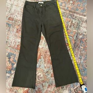 Zenana Outfitters Women's Olive Flare Jeans